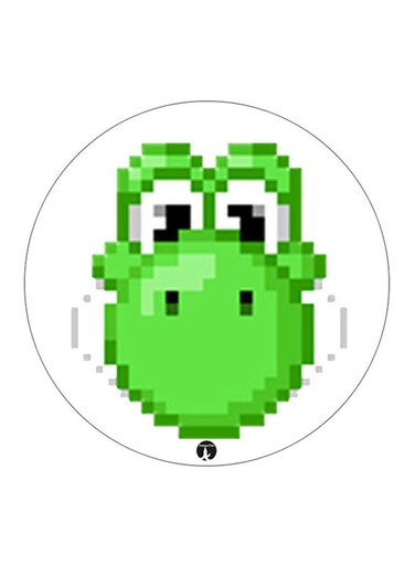 Video Game Super Mario Printed Fridge Magnet Green