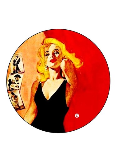 Vintage Art Printed Fridge Magnet Multicolour