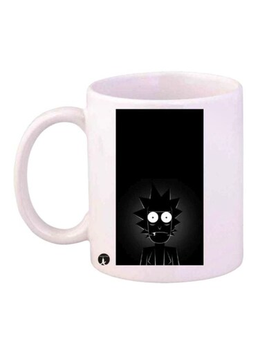 Rick And Morty Printed Mug White/Black