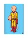 Printed Fridge Magnet Multicolour 8.5x0.4x5.5cm