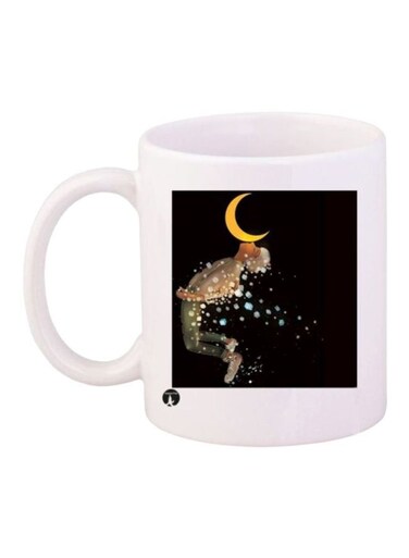 Boy Printed Coffee Mug White/Black/Yellow