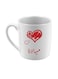 Mayada Name Printed Ceramic Mug For Coffee And Tea White/Red 10x5cm