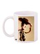 Cartoon Printed Coffee Mug White/Brown/Beige 11ounce