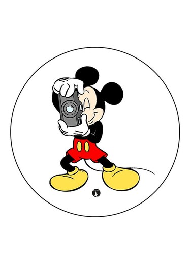 Disney Character Printed Fridge Magnet Multicolour