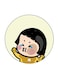 Girl Printed Fridge Magnet Multicolour
