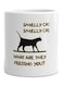 Friends Smiley Cat Printed Mug White/Black