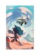 Printed Fridge Magnet Multicolour 8.5x0.4x5.5cm