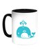Be A Friend Printed Coffee Mug Blue/White/Black 11ounce
