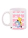 Winnie-The-Pooh Printed Coffee Mug White/Blue/Pink 11ounce