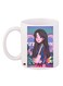 Cartoon Girl Printed Coffee Mug White/Pink/Blue 11ounce