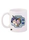 Anime Digimon Printed Mug White/Blue/Beige 12ounce