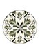Leaves Printed Fridge Magnet Multicolour 5.5 x 5.5cm
