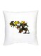 Mobile Legends Character Printed Decorative Cushion White/Yellow/Green 16x16inch