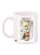 Girls Printed Ceramic Coffee Mug White/Blue/Red