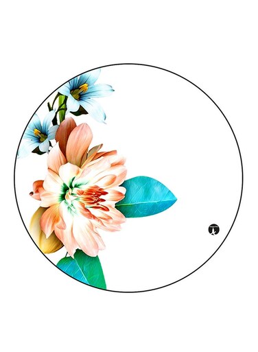 Flower Printed Fridge Magnet Multicolour