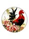 Rooster Printed Fridge Magnet Multicolour