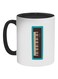 Musical Instrument - Piano Printed Coffee Mug White/Black/Blue 325ml