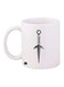 The Anime Naruto Printed Mug White/Grey