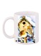 Birds Printed Coffee Mug White/Blue/Brown 11ounce