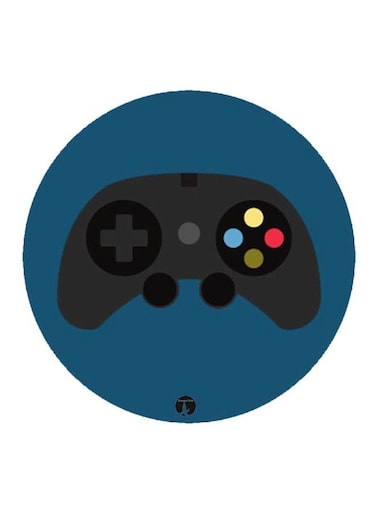 Joystick Printed Fridge Magnet Blue/Black/Yellow 5.5cm