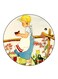 Vintage Art Printed Fridge Magnet Multicolour