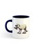 Eid Al-Adha Sheep Printed Mug White/Navy