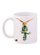 Digimon Printed Mug White/Green/Yellow 12ounce
