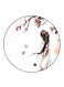 Girl Printed Fridge Magnet Multicolour