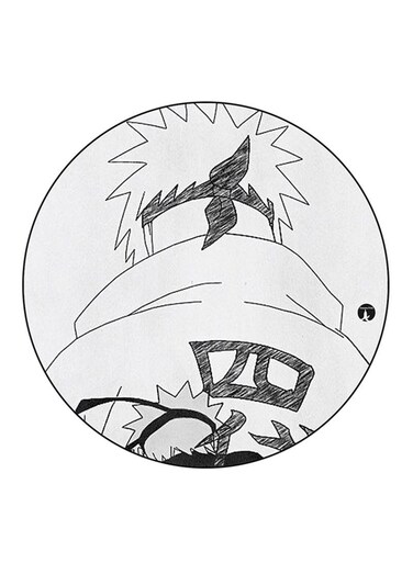The Anime Naruto Printed Fridge Magnet Multicolour