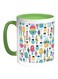 Desserts Fees Printed Coffee Mug White/Green 11ounce