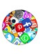 Apps Printed Fridge Magnet Multicolour