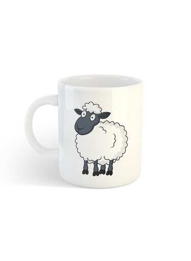 Eid Al-Adha Sheep Printed Mug White