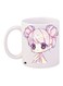 Cartoon Girl Printed Coffee Mug White/Pink/Beige 11ounce