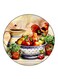 Food Printed Fridge Magnet Multicolour