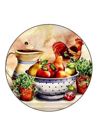 Food Printed Fridge Magnet Multicolour