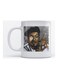 Mug Man for Coffee and Tea White