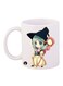 Labyrinth Of Magic Anime Printed Mug White/Pink/Black 12ounce