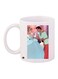 Cartoon Printed Coffee Mug White/Blue/Red 11ounce