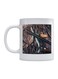 Road Network Printed Mug White/Black/Brown