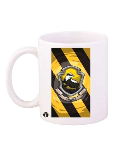 Harry Potter Printed Coffee Mug White/Yellow/Black