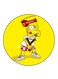 The Simpsons Printed Fridge Magnet Multicolour