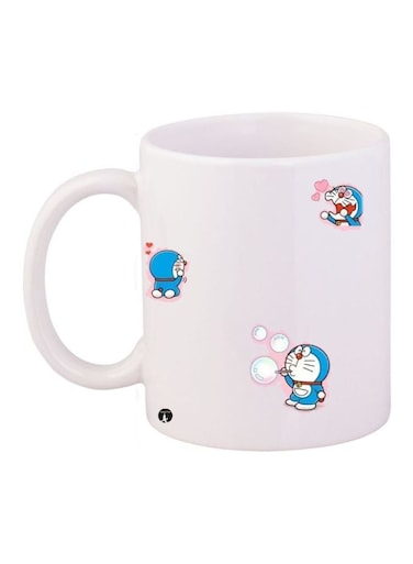 Doraemon Printed Coffee Mug White/Blue/Red