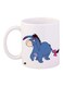 Cartoon Printed Coffee Mug White/Blue/Pink 11ounce