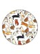 Rabbits Printed Fridge Magnet Multicolour