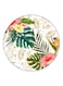 Floral Printed Fridge Magnet Beige/Green/Red 5.5cm