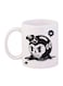 Bomb Printed Mug White/Black
