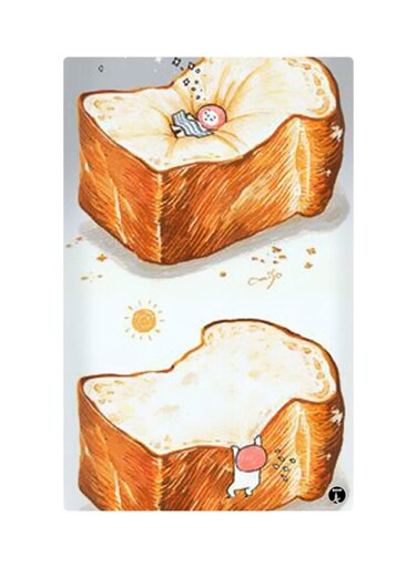 Printed Fridge Magnet Multicolour 8.5x0.4x5.5cm