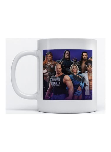 Mug Wrestlers for Coffee and Tea White 350ml