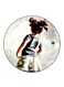 Girl Printed Fridge Magnet Round Multicolour