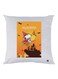 Snoopy's Halloween Printed Cushion polyester White/Orange/Black 30x30cm